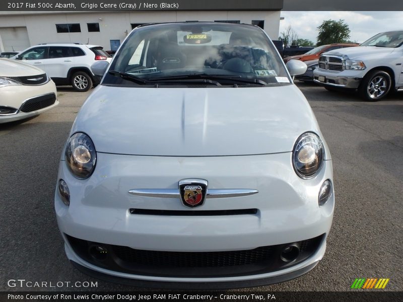 Grigio Cenre (Gray) / Nero (Black) 2017 Fiat 500c Abarth
