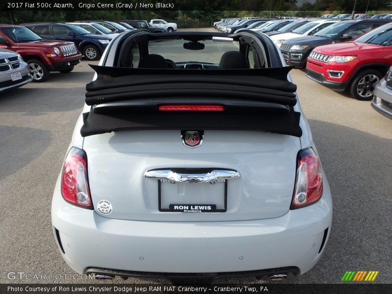 Grigio Cenre (Gray) / Nero (Black) 2017 Fiat 500c Abarth