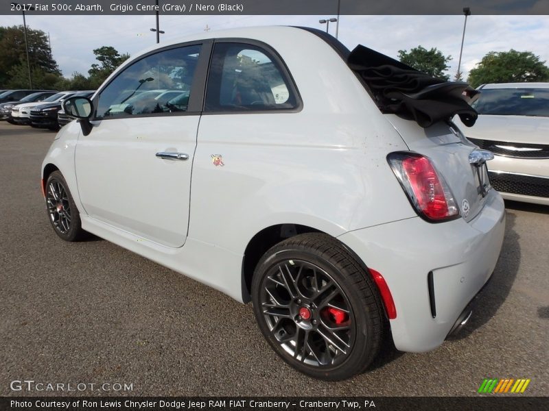 Grigio Cenre (Gray) / Nero (Black) 2017 Fiat 500c Abarth