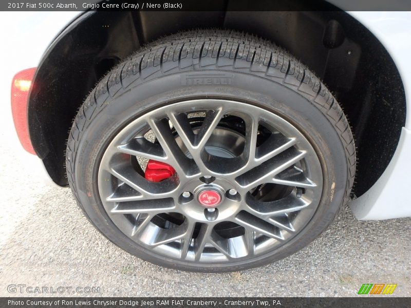 Grigio Cenre (Gray) / Nero (Black) 2017 Fiat 500c Abarth