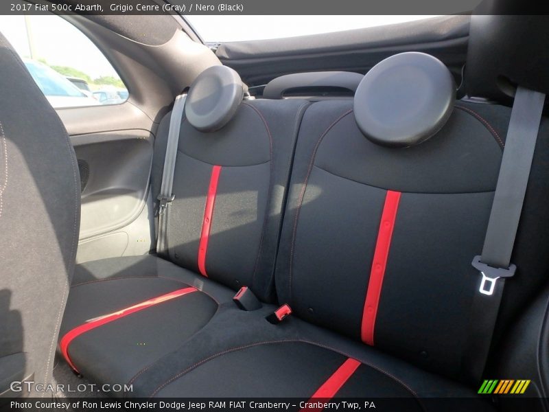 Grigio Cenre (Gray) / Nero (Black) 2017 Fiat 500c Abarth