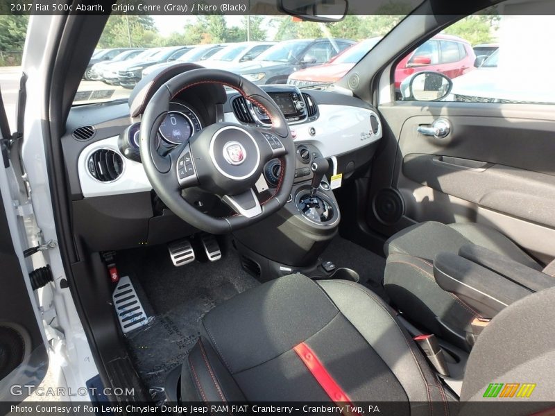 Front Seat of 2017 500c Abarth