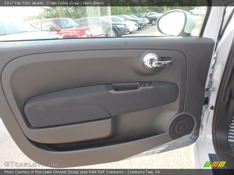 Grigio Cenre (Gray) / Nero (Black) 2017 Fiat 500c Abarth