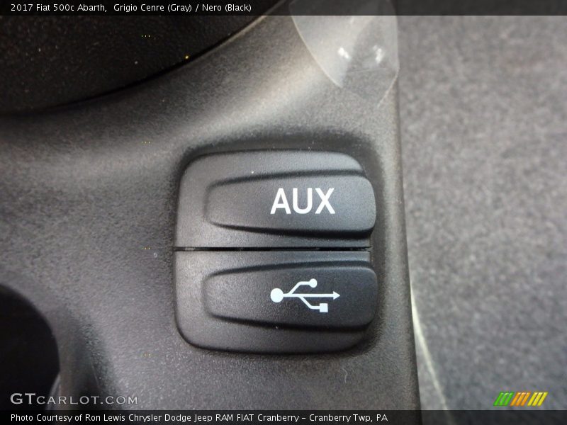 Grigio Cenre (Gray) / Nero (Black) 2017 Fiat 500c Abarth