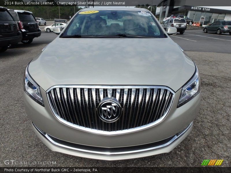 Champagne Silver Metallic / Light Neutral 2014 Buick LaCrosse Leather
