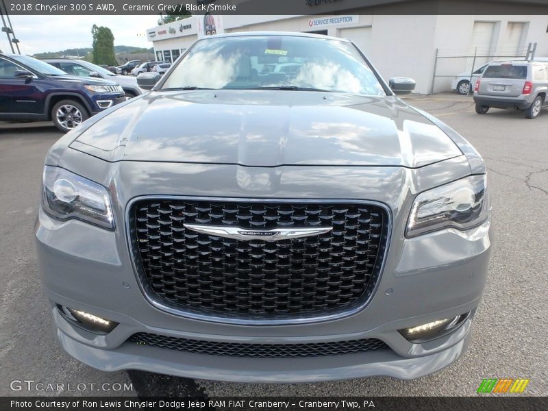 Ceramic Grey / Black/Smoke 2018 Chrysler 300 S AWD