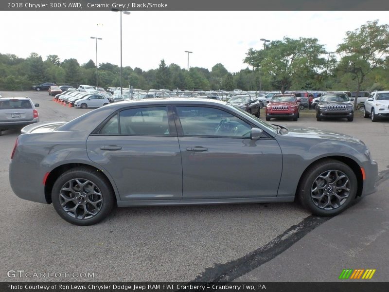 Ceramic Grey / Black/Smoke 2018 Chrysler 300 S AWD