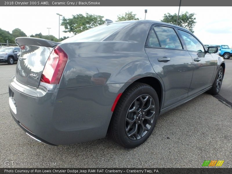 Ceramic Grey / Black/Smoke 2018 Chrysler 300 S AWD