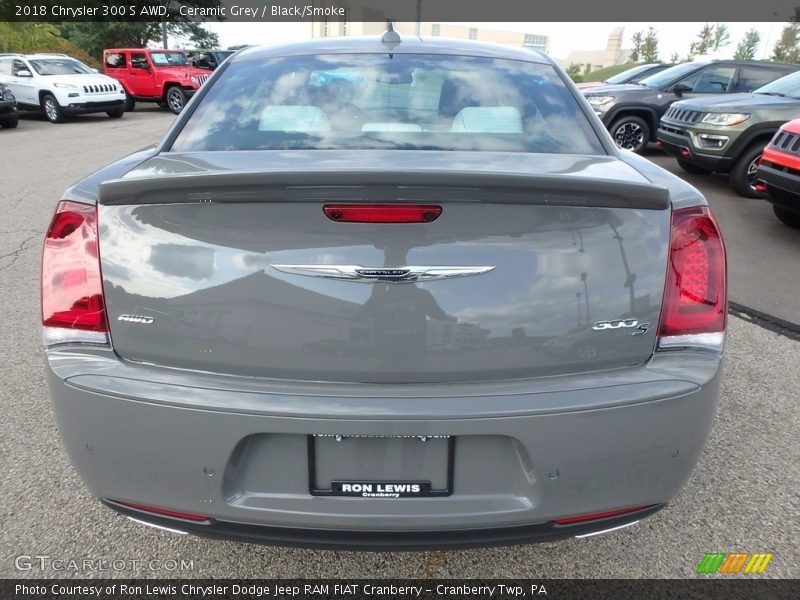 Ceramic Grey / Black/Smoke 2018 Chrysler 300 S AWD