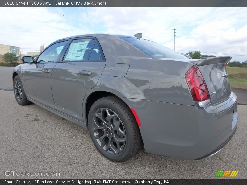 Ceramic Grey / Black/Smoke 2018 Chrysler 300 S AWD