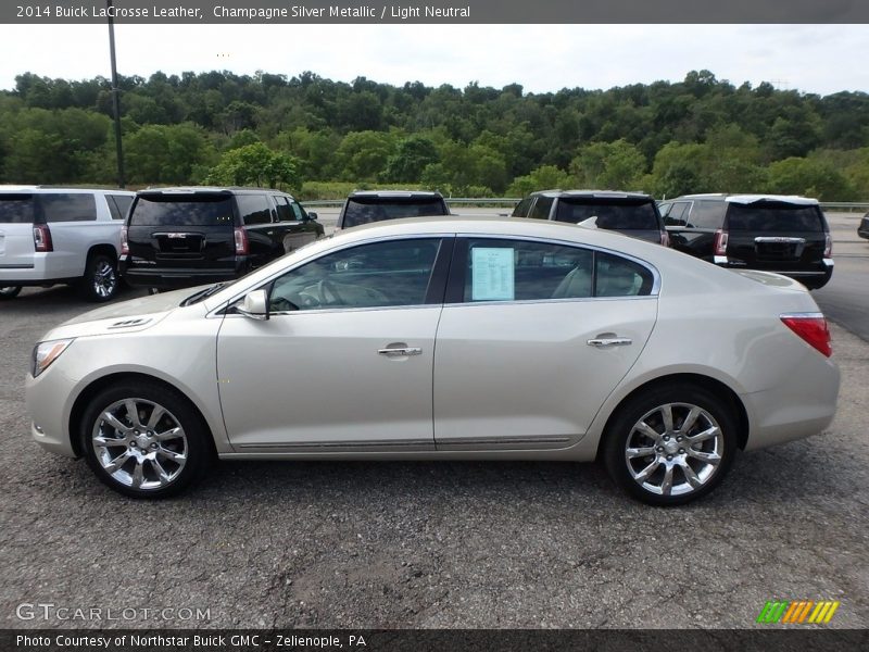 Champagne Silver Metallic / Light Neutral 2014 Buick LaCrosse Leather