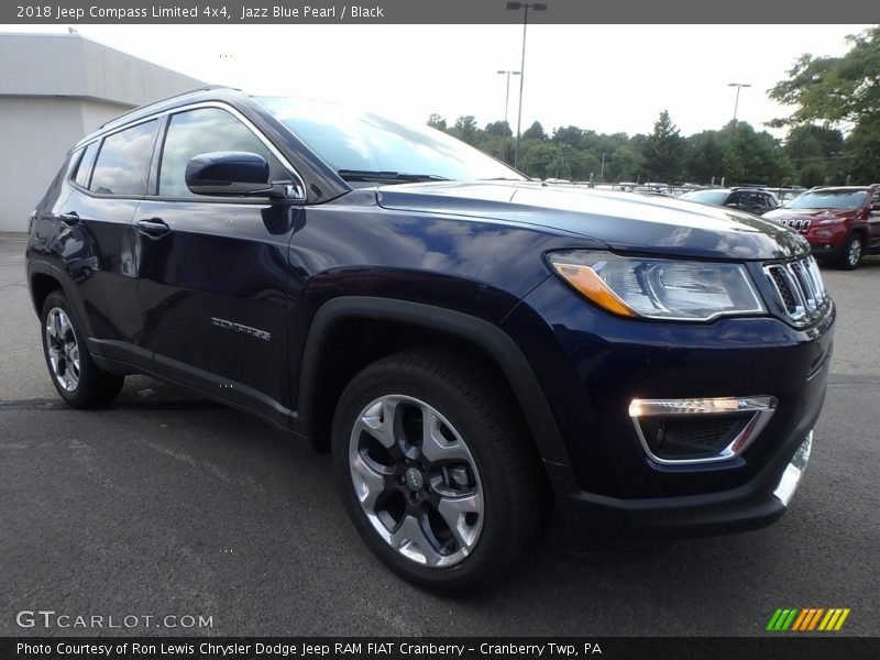 Jazz Blue Pearl / Black 2018 Jeep Compass Limited 4x4