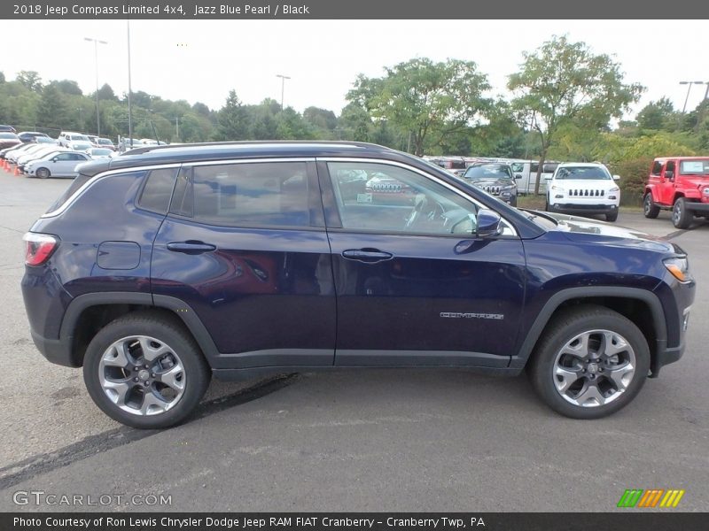Jazz Blue Pearl / Black 2018 Jeep Compass Limited 4x4