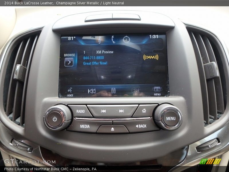 Champagne Silver Metallic / Light Neutral 2014 Buick LaCrosse Leather