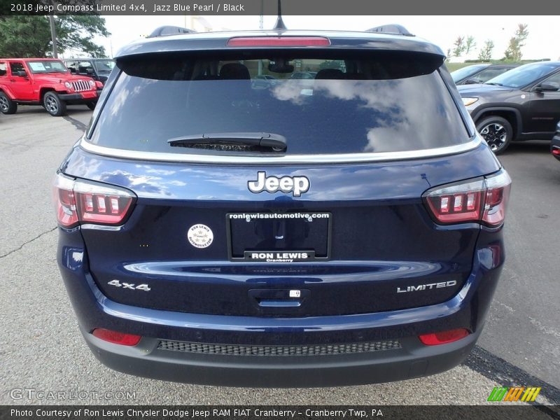 Jazz Blue Pearl / Black 2018 Jeep Compass Limited 4x4