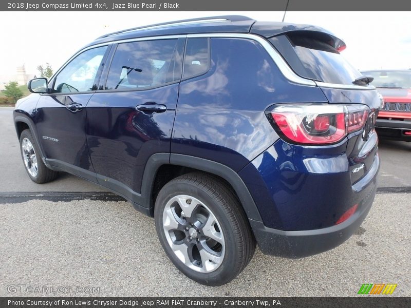Jazz Blue Pearl / Black 2018 Jeep Compass Limited 4x4