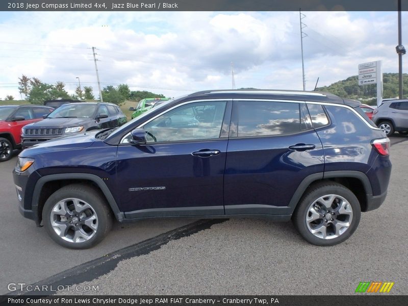 Jazz Blue Pearl / Black 2018 Jeep Compass Limited 4x4