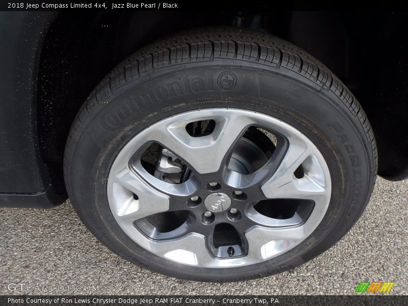 Jazz Blue Pearl / Black 2018 Jeep Compass Limited 4x4