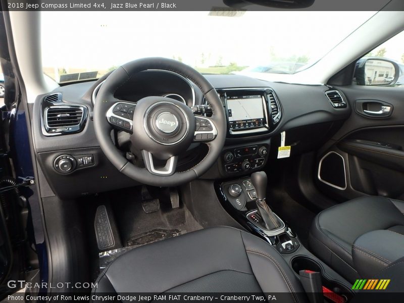 Jazz Blue Pearl / Black 2018 Jeep Compass Limited 4x4