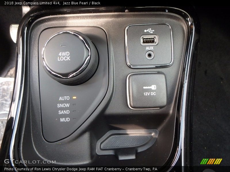 Jazz Blue Pearl / Black 2018 Jeep Compass Limited 4x4