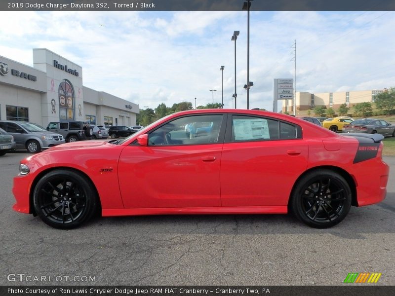 Torred / Black 2018 Dodge Charger Daytona 392