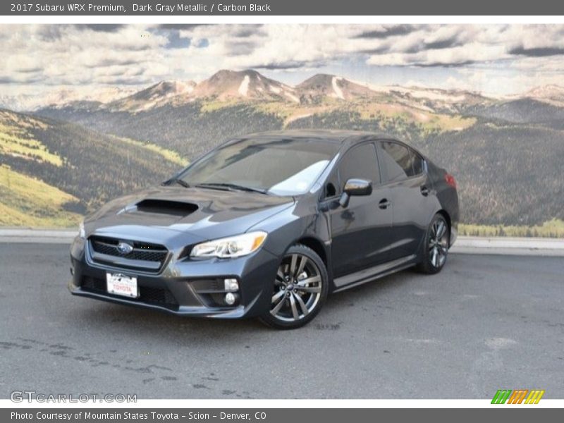 Dark Gray Metallic / Carbon Black 2017 Subaru WRX Premium