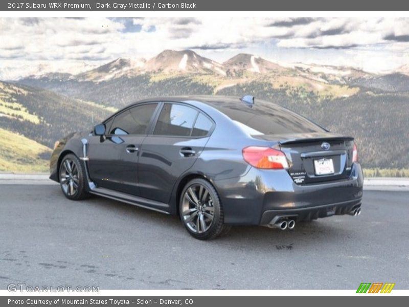 Dark Gray Metallic / Carbon Black 2017 Subaru WRX Premium