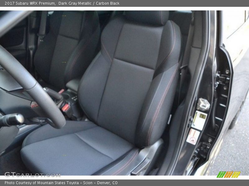 Dark Gray Metallic / Carbon Black 2017 Subaru WRX Premium