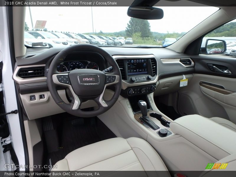  2018 Acadia Denali AWD Cocoa/Shale Interior