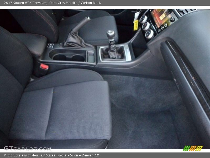 Dark Gray Metallic / Carbon Black 2017 Subaru WRX Premium