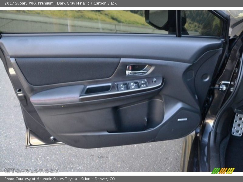 Dark Gray Metallic / Carbon Black 2017 Subaru WRX Premium