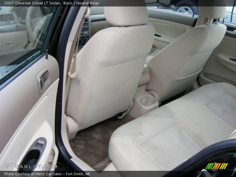 Black / Neutral Beige 2007 Chevrolet Cobalt LT Sedan