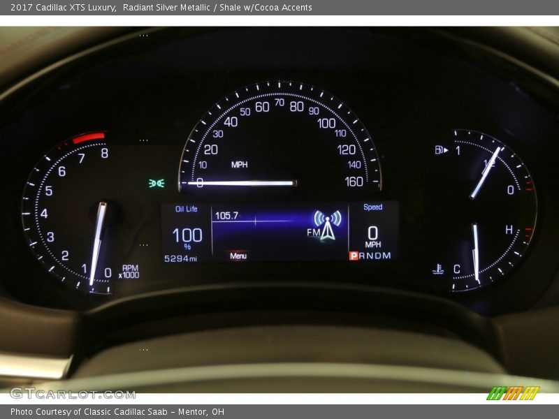 Radiant Silver Metallic / Shale w/Cocoa Accents 2017 Cadillac XTS Luxury