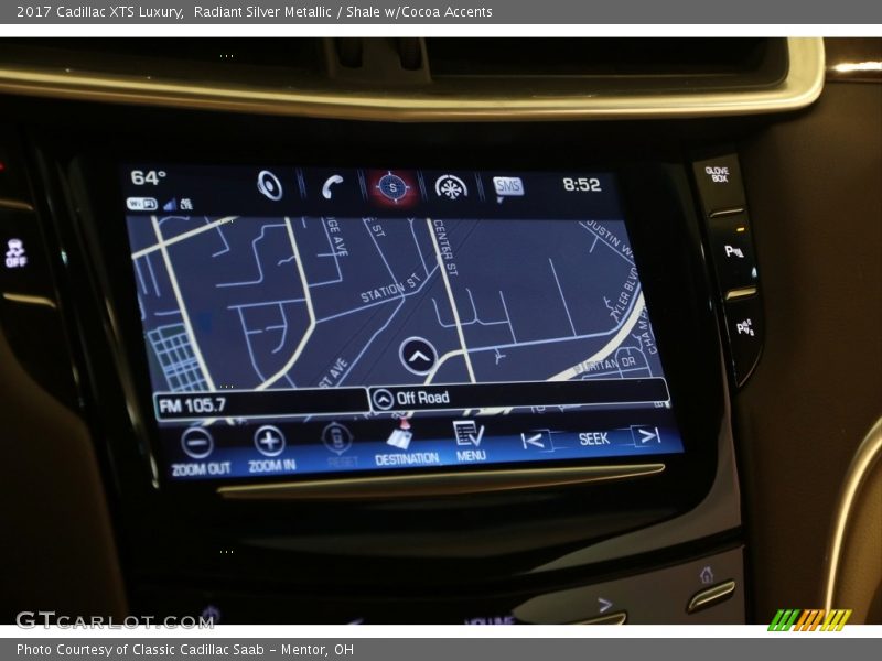 Radiant Silver Metallic / Shale w/Cocoa Accents 2017 Cadillac XTS Luxury