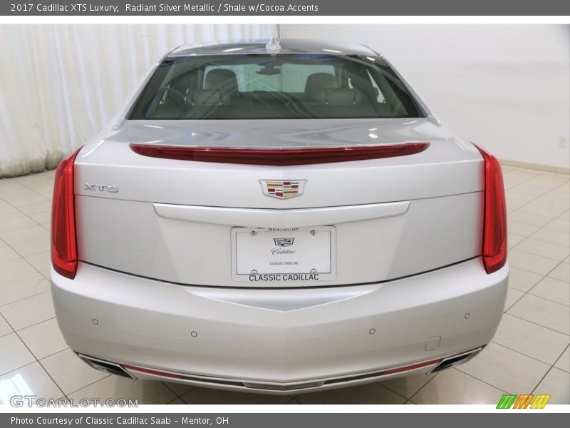 Radiant Silver Metallic / Shale w/Cocoa Accents 2017 Cadillac XTS Luxury