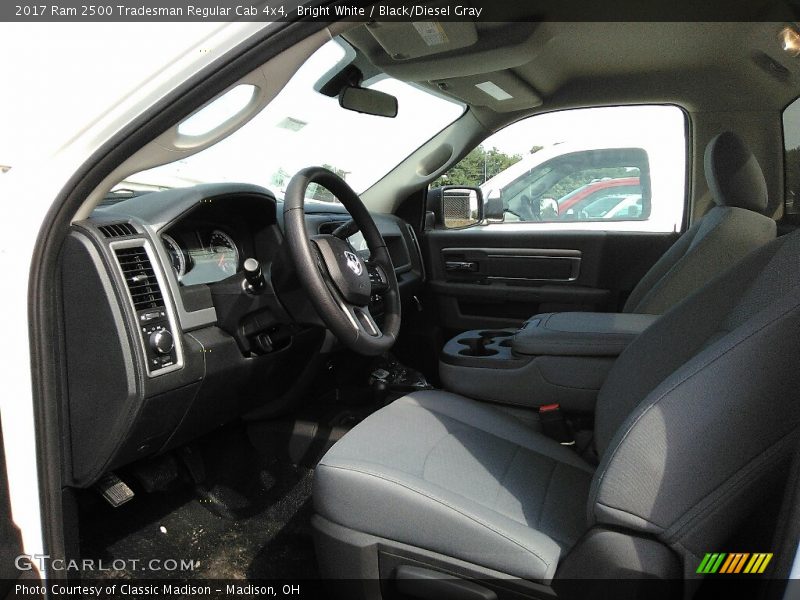 Bright White / Black/Diesel Gray 2017 Ram 2500 Tradesman Regular Cab 4x4