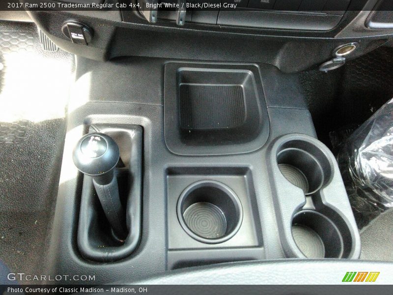 Bright White / Black/Diesel Gray 2017 Ram 2500 Tradesman Regular Cab 4x4