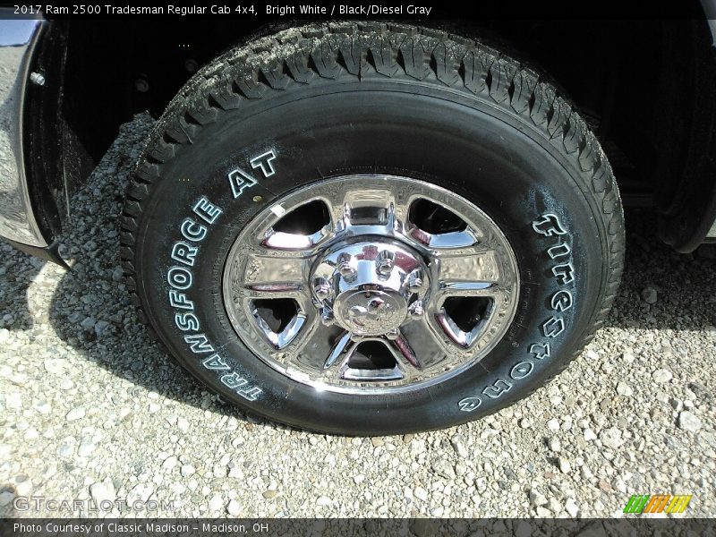 Bright White / Black/Diesel Gray 2017 Ram 2500 Tradesman Regular Cab 4x4