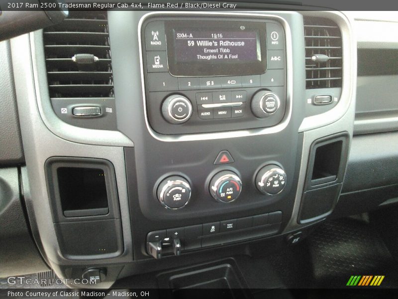 Flame Red / Black/Diesel Gray 2017 Ram 2500 Tradesman Regular Cab 4x4