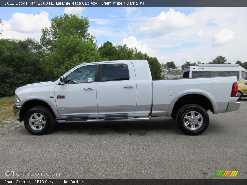 Bright White / Dark Slate 2012 Dodge Ram 2500 HD Laramie Mega Cab 4x4