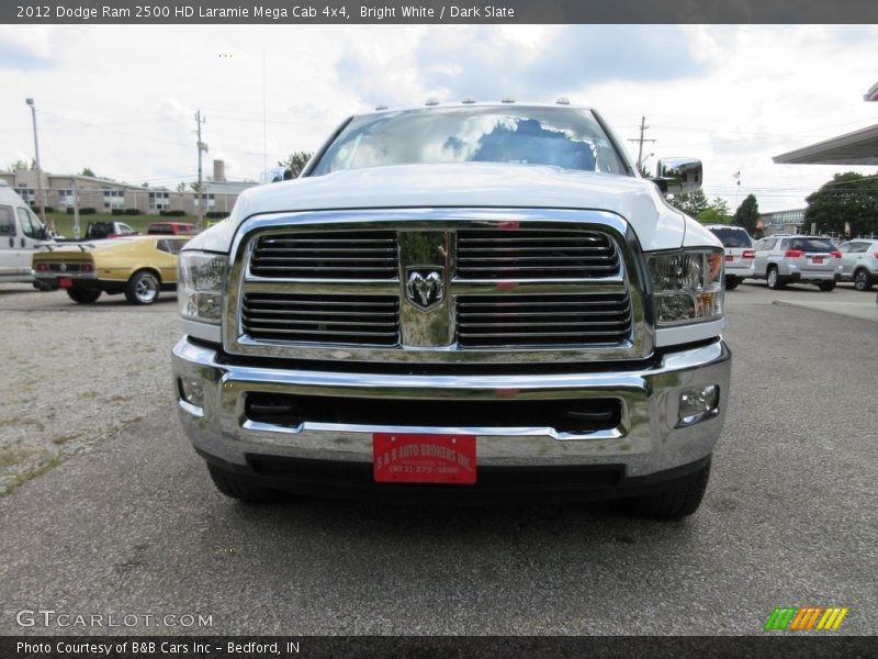 Bright White / Dark Slate 2012 Dodge Ram 2500 HD Laramie Mega Cab 4x4