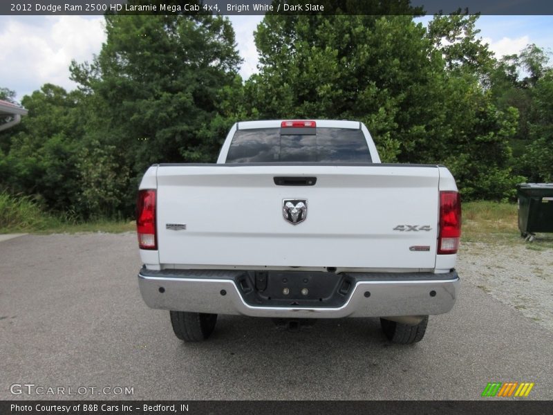 Bright White / Dark Slate 2012 Dodge Ram 2500 HD Laramie Mega Cab 4x4