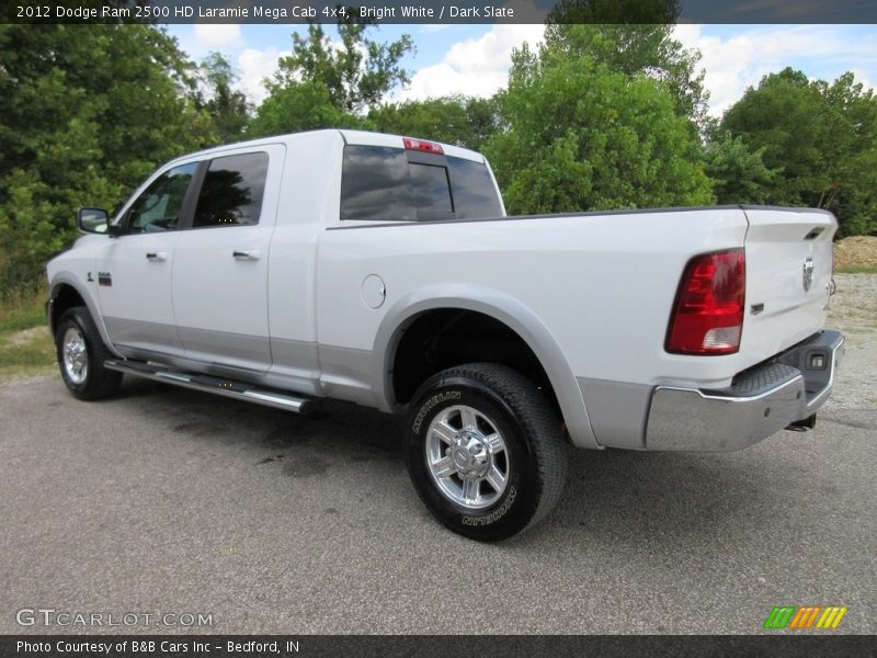 Bright White / Dark Slate 2012 Dodge Ram 2500 HD Laramie Mega Cab 4x4