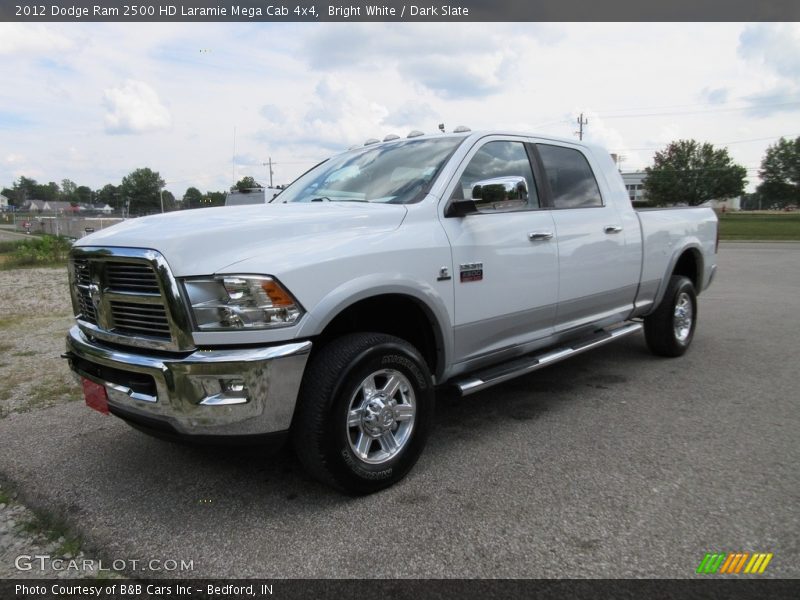 Bright White / Dark Slate 2012 Dodge Ram 2500 HD Laramie Mega Cab 4x4