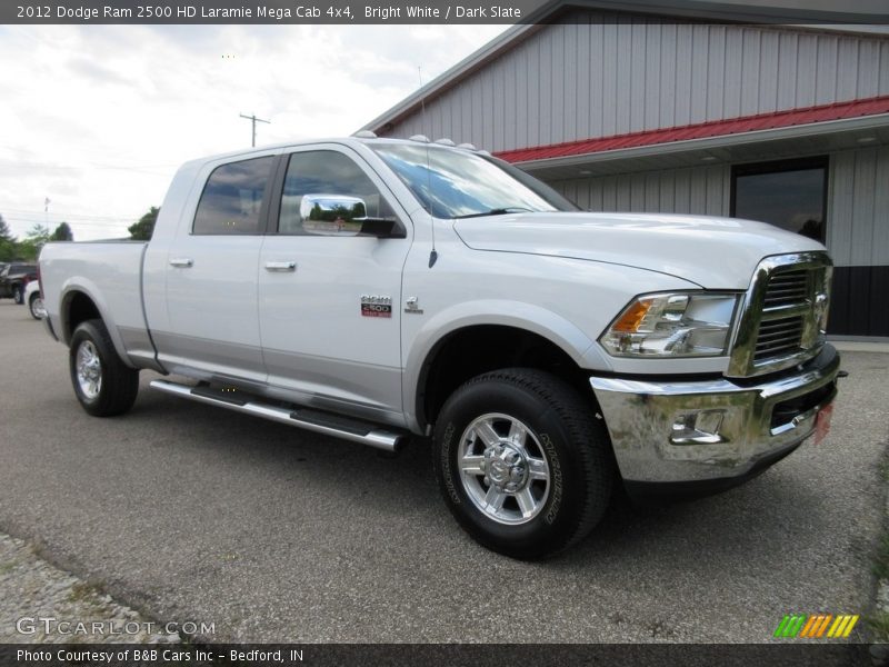 Bright White / Dark Slate 2012 Dodge Ram 2500 HD Laramie Mega Cab 4x4