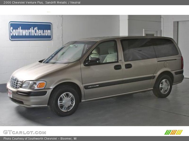 Sandrift Metallic / Neutral 2000 Chevrolet Venture Plus