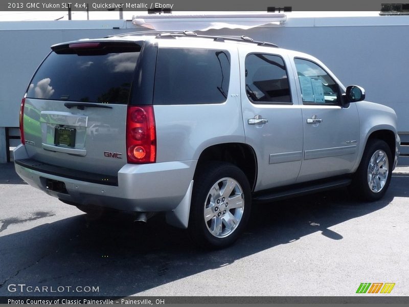 Quicksilver Metallic / Ebony 2013 GMC Yukon SLT 4x4