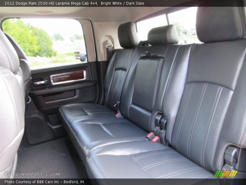 Bright White / Dark Slate 2012 Dodge Ram 2500 HD Laramie Mega Cab 4x4