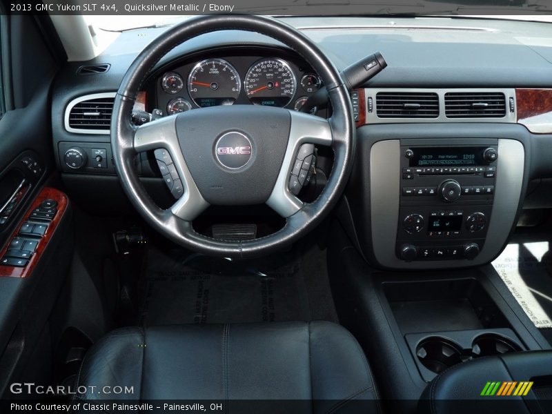 Quicksilver Metallic / Ebony 2013 GMC Yukon SLT 4x4