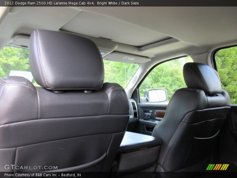 Bright White / Dark Slate 2012 Dodge Ram 2500 HD Laramie Mega Cab 4x4